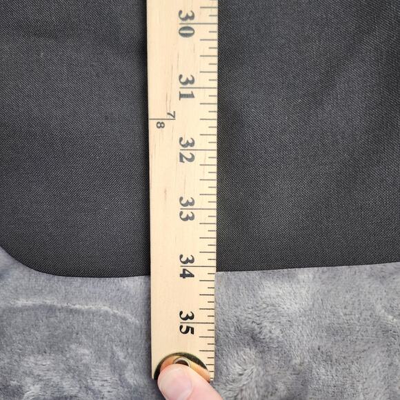 NWT Wall Street Mens Blazer Black 44 Long Polyester/Wool Blend - Picture 9 of 12